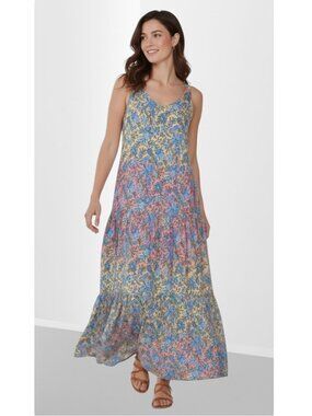 Charlie B Glory Sleeveless Floral Maxi Dress